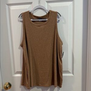 Old Navy Tan Ribbed Tank Top